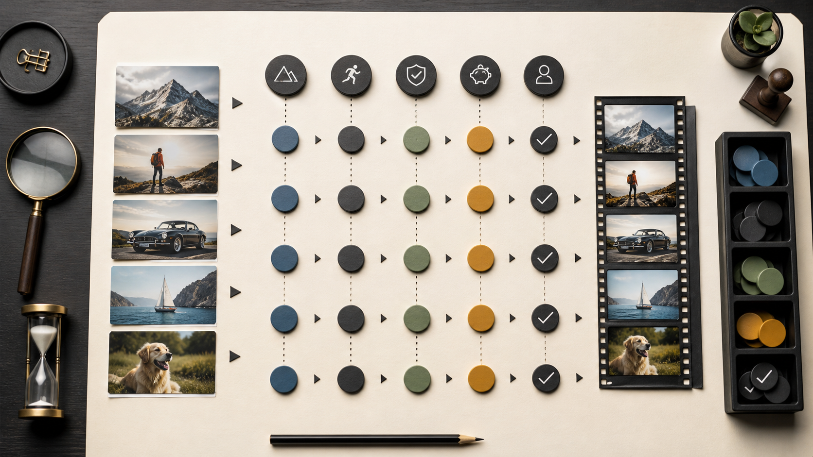 A clear scorecard comparing model quality, consistency, cost, queue behavior, and governance